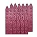 UNIQOOO Arts & Crafts Pack of 12 Matt Dark Red Sealing Wax Sticks for Wax Seal Stamp (Non-Wick)，Great for Embellishment of Cards Envelopes, Wedding Invitations, Wine Packages