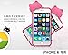 [Bear Life] iPhone 6 Plus Case, 3D Cartoon Lovely Kiki Cat Soft Silicone Cover Case for Apple iPhone 6 Plus + Cute Kiki Cat Earphone Jack Anti-Dust Plug in Retail Pacakge For Christmas Gift (5.5 inch Screen) (Mint)