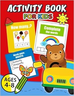 Activity Book For Kids Ages 4 8 Easy Fun Beautiful Book