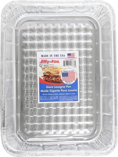 Jiffy Foil Giant Lasagna Pan,1 Count