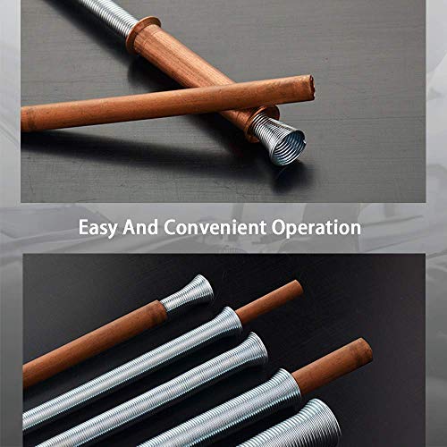 Wostore Spring Tubing Benders Kit for Pipe O.D. 1/4, 5/16, 3/8, 1/2