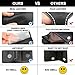 Health Secure Soft Genuine Leather Preserve Freshness Pipe Tobacco Pouch case with 2 Pipe Holder Pocket (Black)