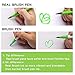 Shuttle Art 52 Pack Real Watercolor Brush Pens, 50 Colors Watercolor Brush Markers with 2 Water Brush Pen,Soft Flexible Tip Perfect for Adult Coloring Books, Manga, Comic, Calligraphy