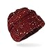 AIMKE Women's Warm Chunky Thick Stretchy Knit Beanie Skull Cap (Wine)