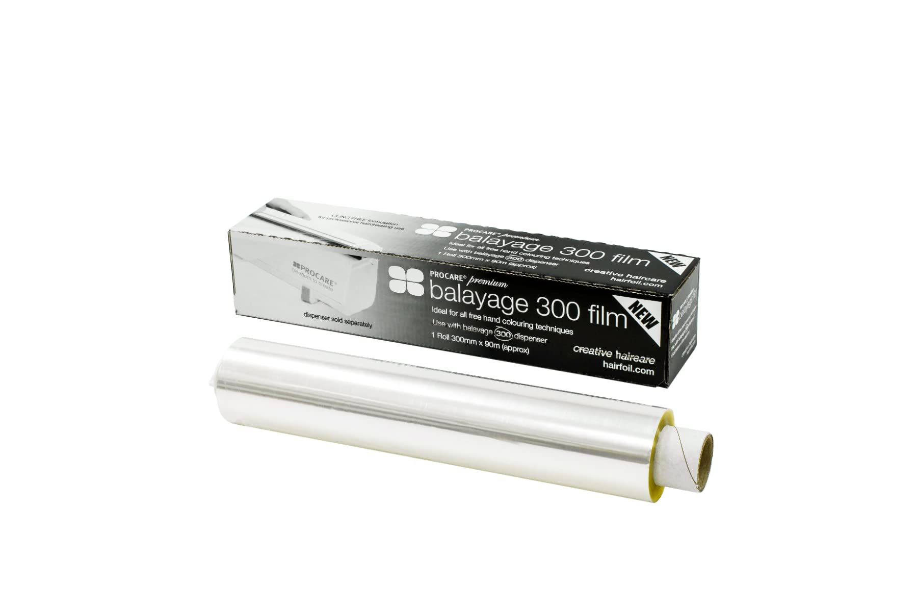 Procare Balayage Cling Film Formulation (300mm x 90m) - 90m Length Balayage Film for Freehand Hair Colouring. Compatible with Procare Balayage 300 Dispenser