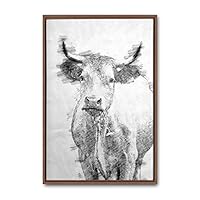 Framed Canvas Wall Art Animals, Flowers, Birds Canvas Prints Home Artwork Decoration for Living Room, Bedroom - 16x24 inches