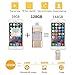 USB Flash Drives Compatible iPhone/iOS 128GB [3-in-1] Lightning OTG Jump Drive, JDDZ USB 3.0 Thumb Drive External USB Memory Storage, Flash Memory Stick Compatible Apple, iPad, Android & PC (Gold)