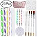 Outee Mandala Dotting Tools Xmas Gift Mandala Painting Kit 23 Pcs Rock Dotting Tools Nail Art Dotting Rock Painting Tools Mandala Rock Painting for Drawing & Drafting, Crafts