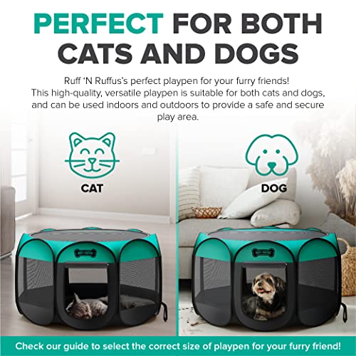 Ruff 'n Ruffus Portable Foldable Pet Playpen + Free Carrying Case