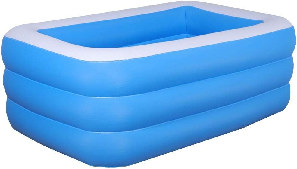 AITOCO Large Inflatable Rectangular Swimming Pool Family Swim Pool Thickening Inflatable Pool for Kids Adult Outdoor Backyard Summer Water Party Garden