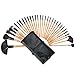 BeautyWill 32 Pieces Makeup Brushes Set Professional Kit for Faces Eyes Eyeshadow Eyeliner Foundation Blush Lip Bronzer With Bag