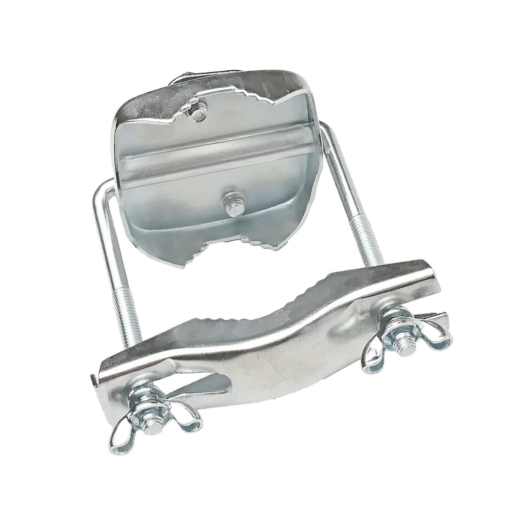 Yagi Aerial Antenna Mast Clamp Bracket Mount with U Bolt Anti-Rust Finished Antenna Clamp Hardware for Outdoor Yagi Antenna with an Outside Size of 15~16.5mm