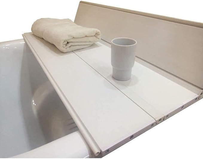 HUHN Bathtub Board Bathtub Cover Antidust Folding Dust Board Bathtub