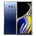 Note 9 Case, [Dome Glass] Reinforced TPU Extra Corner Cushion Bumper and Scratch Resistant with Enhanced Hand Grip Hard Back Panel Cover for Whitestone for Samsung Galaxy Note 9 (2018) - Clear