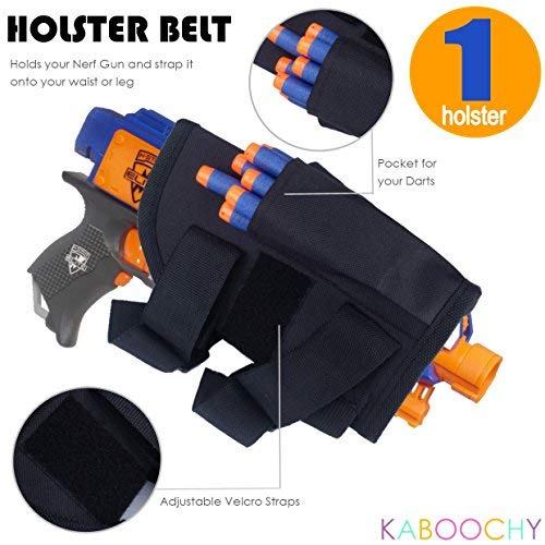KABOOCHY Holster Belt for Nerf NStrike Elite, 49 Piece Value Kit Elite
