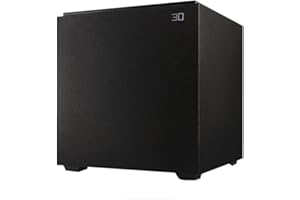 Definitive Technology Descend DN12 12" Subwoofer (2021 Model) - Optimized for Movies and Music, New 3XR Architecture, 1500W Peak Class H Amplifier & (2) Pressure-Coupled 12" Bass Radiators, Black