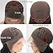 RONGDUOYI Lanting Hair Heat Resistant Fiber Hair Synthetic Wig Mermaid Black Color Silk Straight Synthetic Lace Front Wigs for Women Girls(22inch lace front wig)