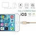 BESWASUD iPhone Charger, 3pack 6ft Extra Long Nylon Braided Lightning to USB Cable Syncing and Fast Charging Cable Cord Compatible with iPhone X/8/7/6s/6/Plus/5se/5s/5c/5,iPod,iPad(Gold)