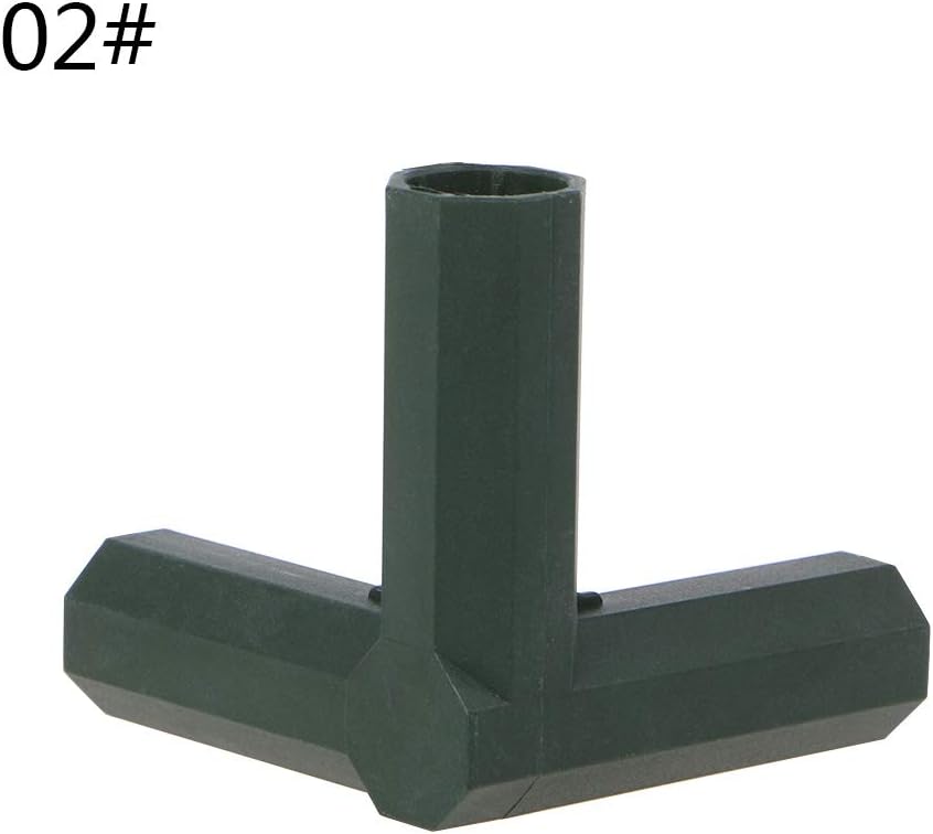 Losping Plastic 16mm/0.63in Hose Connector Flat Right Angle 3/4/5 Ways Joint Rack Assemble Adapter Tube Parts Home Gardening Tools