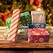 6 Rolls Kraft Wrapping Paper Set (30” X 156”) for Holiday Xmas Gift Wrap, Christmas Gift Wrapping Decoration, School Classrooms, Party Favors, Xmas Present Décor.