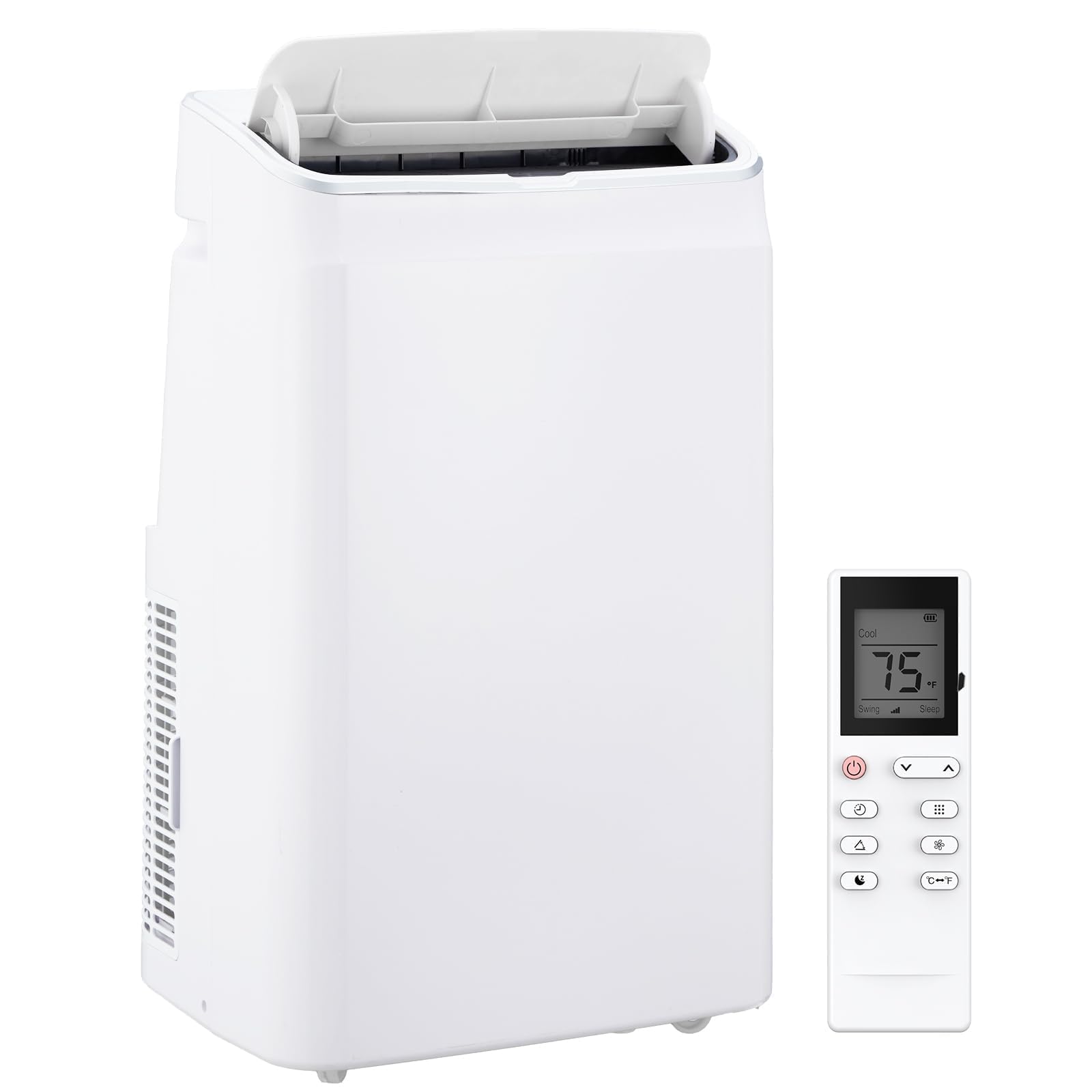Photo 1 of 14000 BTU Portable Air Conditioners with Remote Control, 3-in-1 Free Standing Cooling AC Unit with Fan & Dehumidifier, Cools Room up to 750 sq.ft, Smart/Sleep Mode, 3 Speed, Auto Swing, 24H Timer