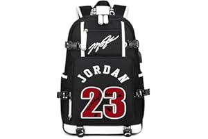 GENERIC Basketball star J-ordan multifunctional backpack waterproof travel backpack fan schoolbag unise (B2)
