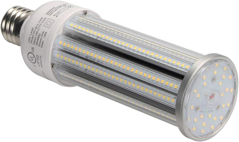 54w Led Corn Cob Light Bulb E39 Base 7600lm CFL HID HPS Metal Halide