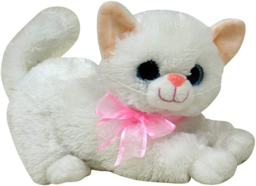 UVKart Cute Persian Soft Toy Cat (White)