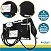 Auxilium Medical High Blood Pressure Monitor Machine - Essential Medical Supplies for Doctors or Nurses - Adult Size Black Kit with Manual Cuff