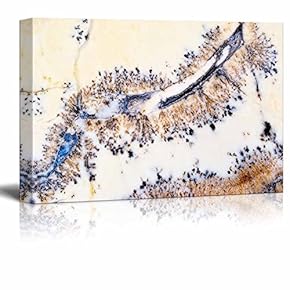 Canvas Wall Art - Abstract Agate Slice Pattern - Giclee Print Gallery Wrap Modern Home Art Ready to Hang - 12" x 18"