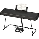 FOLU 61/88 Keys Electric Piano Keyboard Dust Cover - Waterproof, Dustproof, Scratch-Resistant, Adjustable Fit, Machine Washable - 51.2"(L) x 14"(W) x 5"/4"(H)