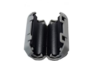 HONDARK 12pcs Inner 9mm 0.35inch Filter Ferrite Clamps Ferrite Clip Ferrite Snap Ferrite Chokes 2035-0930 Grey