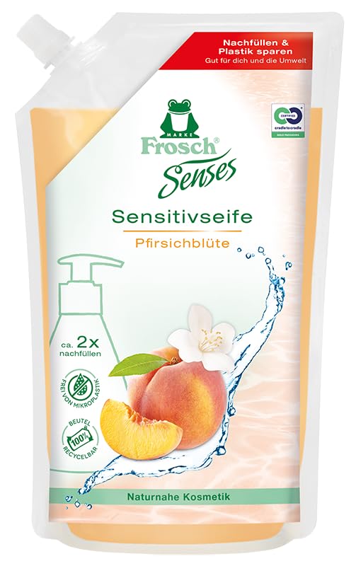 Frosch Senses gevoelige zeep perzikbloesem 500 ml