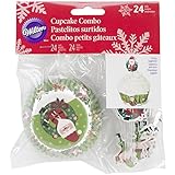 Wilton - Pirottini e decorazioni natalizie per cupcake, 48 pezzi