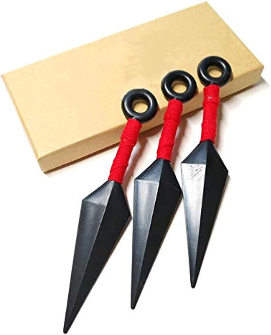 Anime Naruto Ninja 3Pcs Weapons Naruto Props Kunai Toy