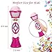 Lumiparty Kids Microphone Karaoke Microphone Machine, Music Microphone, Voice Changing and Recording Microphone with Colorful Lights, Best Toys for Kids .(Pink)