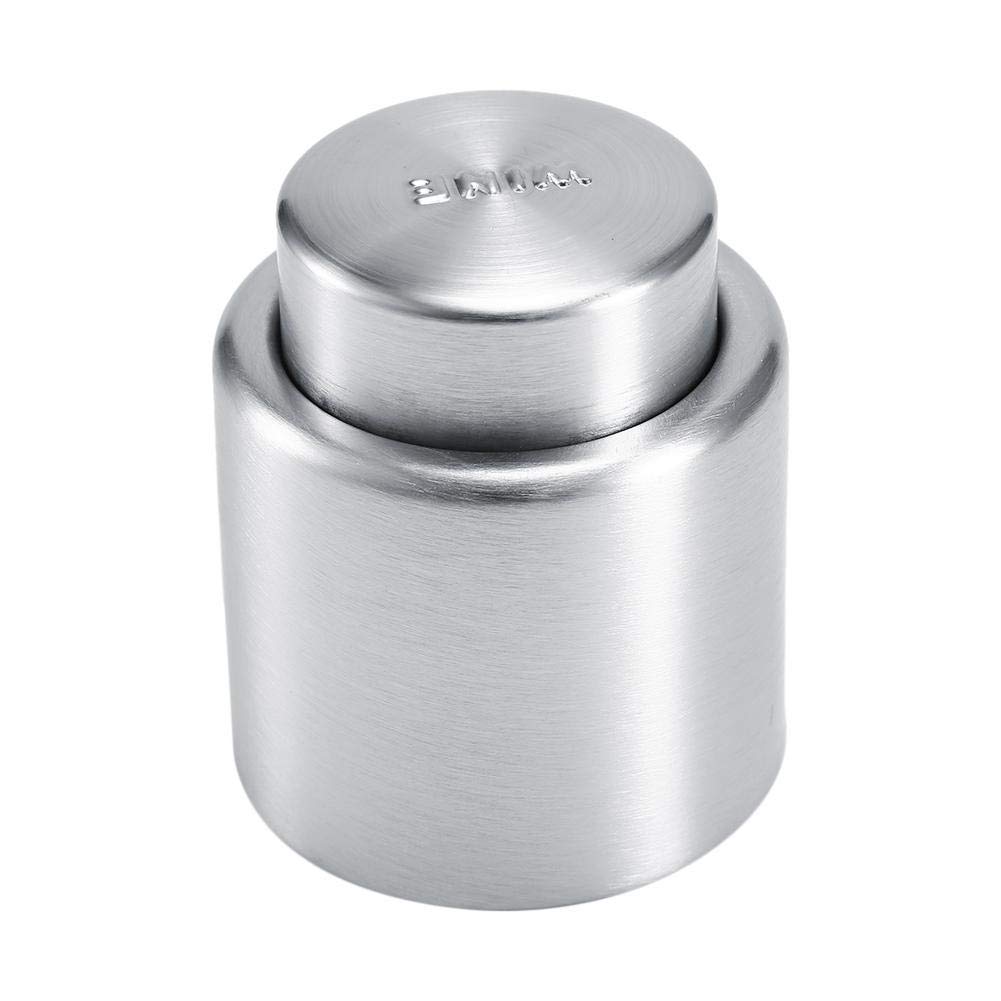 Stainless Steel Vacuum Wine Stopper Sealed Bottle Stopper Press Stopper