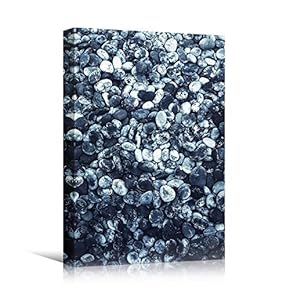 signwin Canvas Wall Art Pebble Pattern Abstract Colorful...