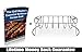 Cave Tools Rib Roast BBQ Rack - Roasting & Cooking Chicken Turkey Hams on Gas or Charcoal Grill Smoker or in Oven - Best Dishwasher Safe Stainless Steel for Barbecue Meat