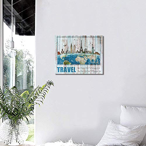 Visual-Art-Decor-Travel-to-Live-Quotes-Canvas-Prints-Wall-Art-Framed-and-Stretched-Sign-Poster-for-Home-Hotel-Guest-Bedroom-Wall-Decoration