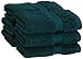 Superior Egyptian Cotton Pile Face Towel/Washcloth Set of 6, Ultra Soft Luxury Towels, Thick Plush Essentials, Absorbent Heavyweight, Guest Bath, Hotel, Spa, Home Bathroom, Shower Basics, Teal