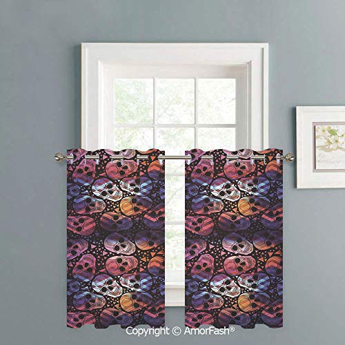 Sheer Curtain Tailored Short Curtains For Bathroom Window Covering