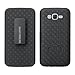 Samsung Galaxy J7 Case, Black Swivel Slim Belt Clip Holster Armor Protective Case, Defender Cover with Swivel Locking Belt Clip [Kickstand Feature] for Galaxy J7 (Black Holster Shell Combo)