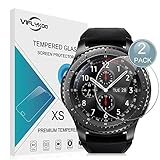 [2 Pack] [US Version] Samsung Gear S3 classic / Gear S3 frontier Screen Protector Tempered Glass, VIFLYKOO Ultra-thin 9H Hardness Scratch Proof HD Ultra Clear Protective Screen