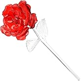 Waterford Crystal Fleurology Sculpted Rose, 14.5"