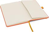 Notes London Eco A5 Notebook with Lined Pages Hardback Pen Loop Ribbon view 4