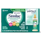 Similac For Supplementation Infant Formula with Iron, Ready-to-Feed Bottles, 8 Count