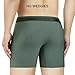 Separatec Men's 3 Pack Fast Dry Lightweight Striped Pouches Boxer Briefs(Black,Moonlight Blue, Olive Green,L)