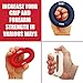 3-in-1 Hand Strengthener Grip Rings Round-Comfortable To Use-Increase Your Hand Finger Wrist Forearm Grip Strength For Athletes Rock Climbing Musicians Stress Relief & Injury Rehabilitation(60-80LB)