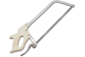 KATA Meat Bone Saw for Butchering: 17.5-inch Hand Saw Butcher Saw for Meat Bone Cutting - Meat Saw for Butchering at Home with SK5 Blade - Handsaws for Meat Processing, Processed Livestock and Game